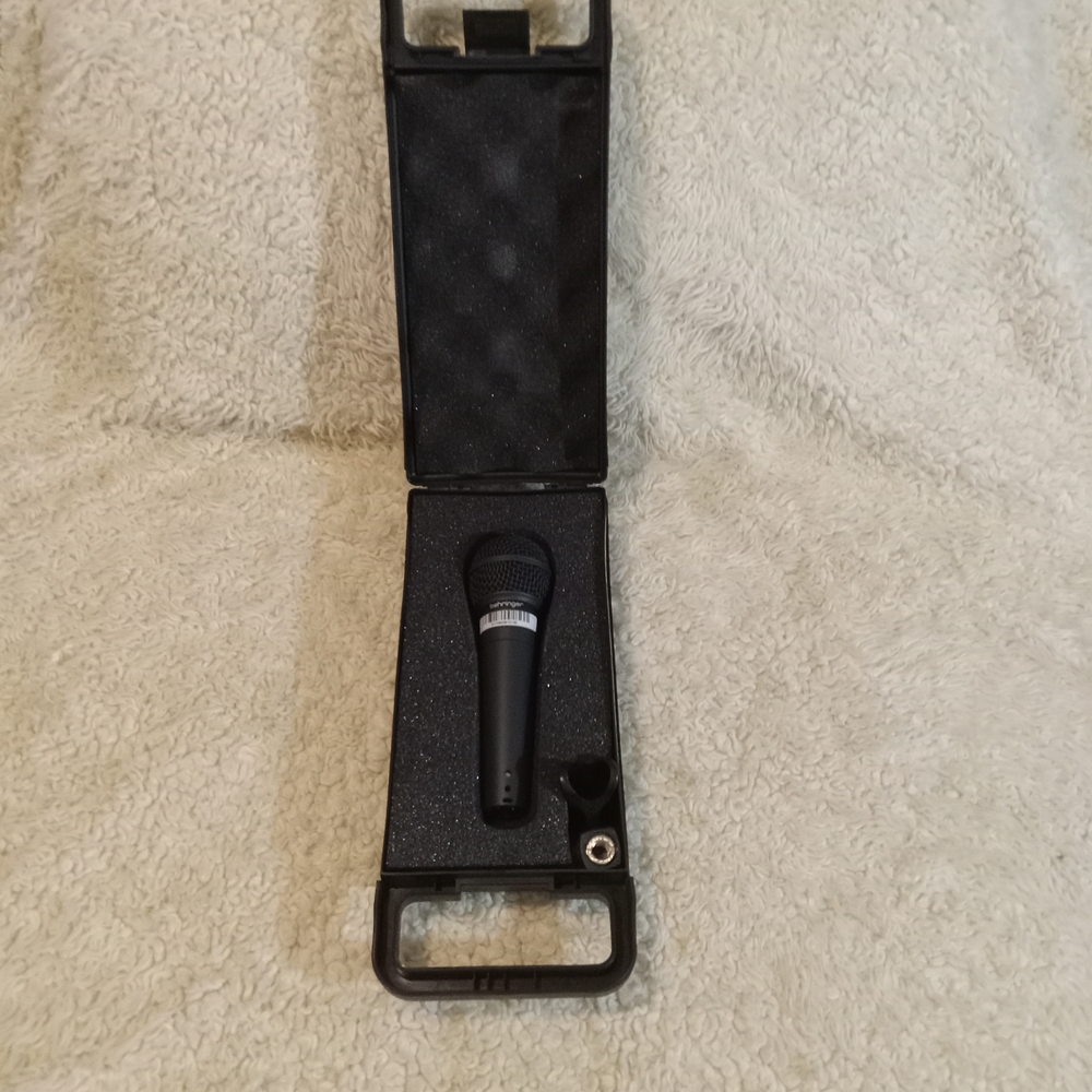 Black Microphone with Case